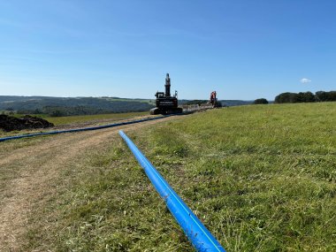 Baustelle Verbundleitung Mörsbach